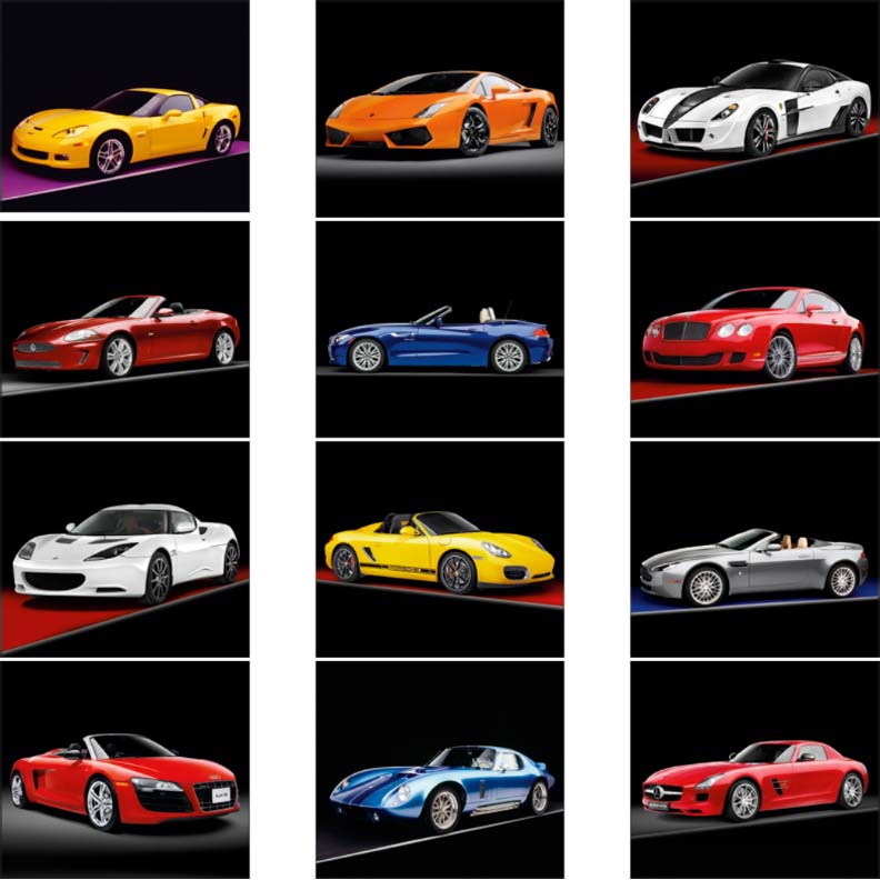 Promotional Exotic Sports Cars Calendar