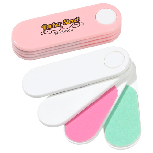 Promotional Fashion 4 Nail File and Buffer