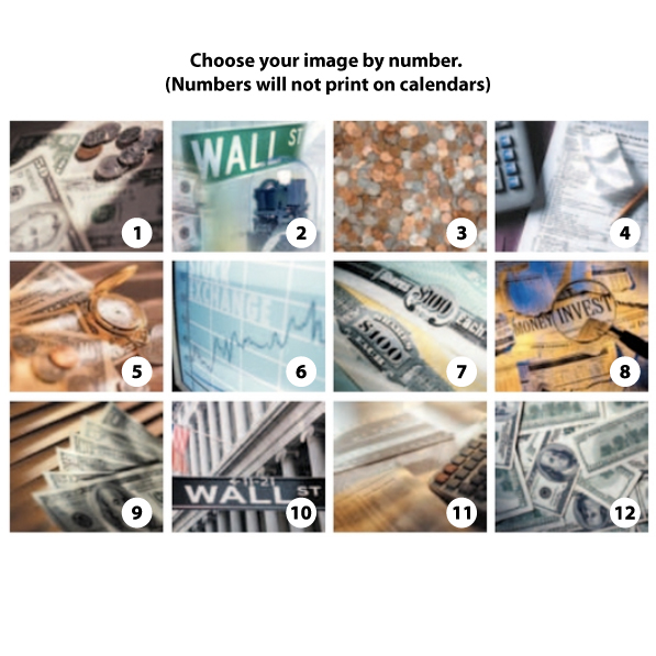 Promotional Financial MousePaper Desk/Wall Calendar