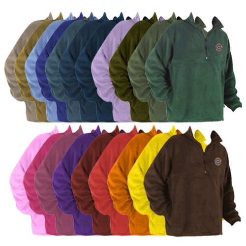 Promotional Fleece Quarter Zip Jacket-USA Made
