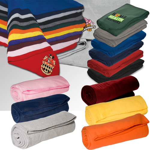 Promotional Fleece Throw Blanket