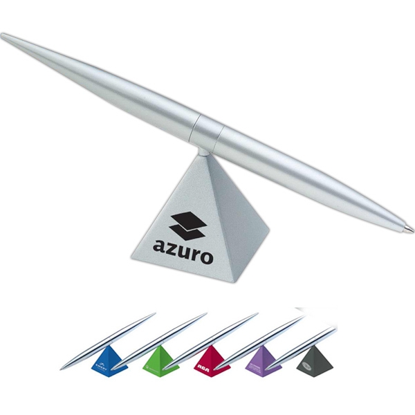 Promotional Floating Pen on Pyramid Base