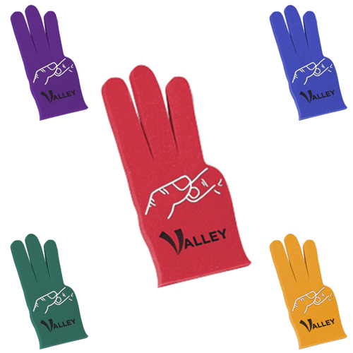 Promotional Foam Cheering 3 Finger Hand Mitt - 18