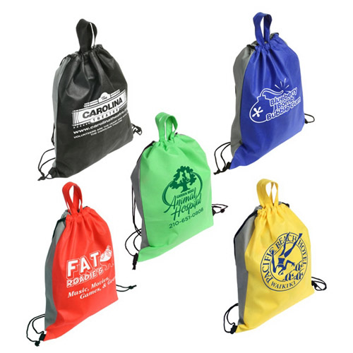 Promotional Glide Right Drawstring Backpack