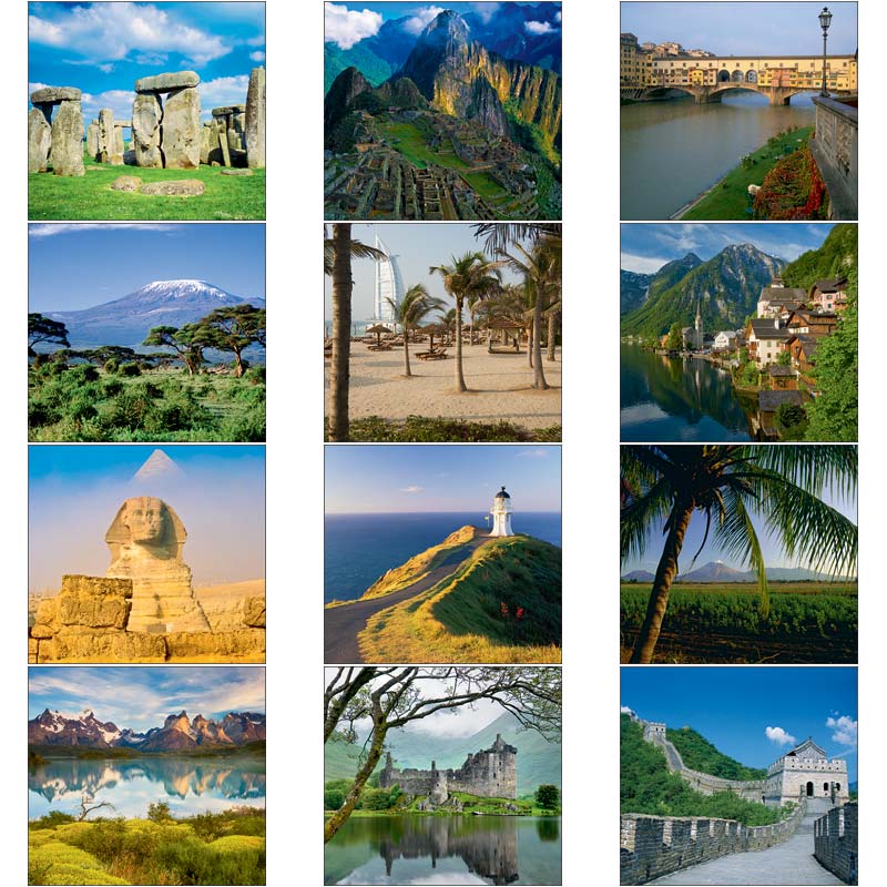 Promotional Glorious Getaways - Mini Calendar