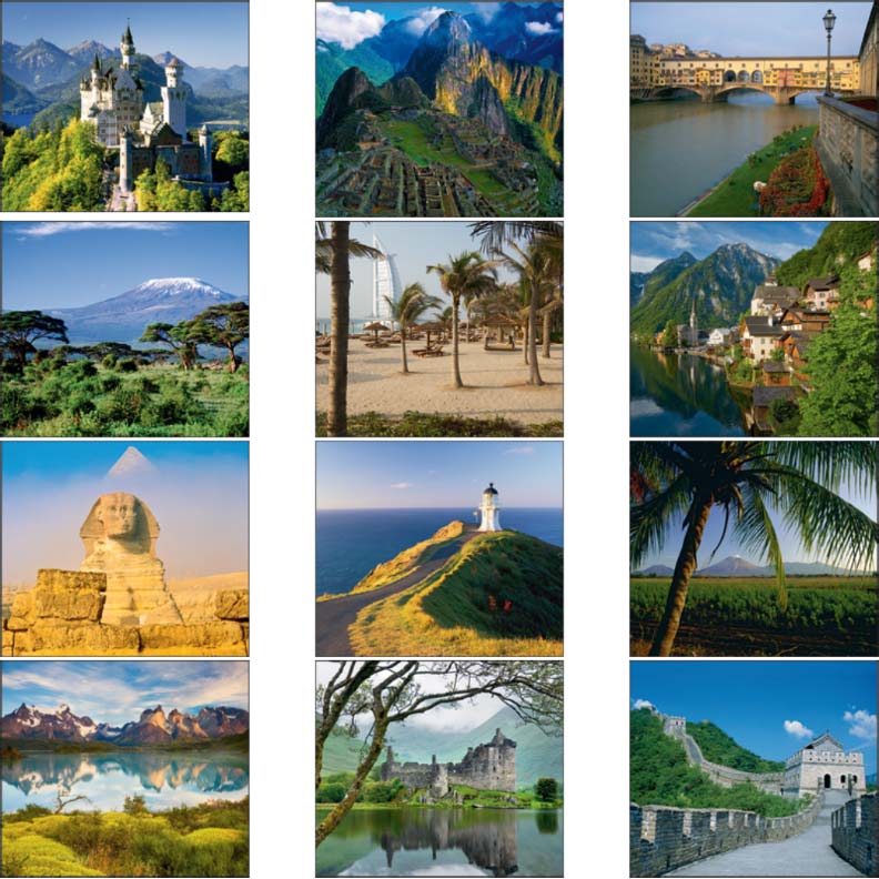 Promotional Glorious Getaways Wall Calendar