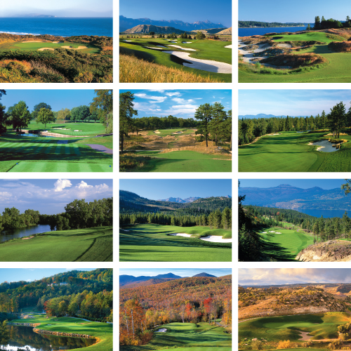 Promotional Golf Wall Calendar