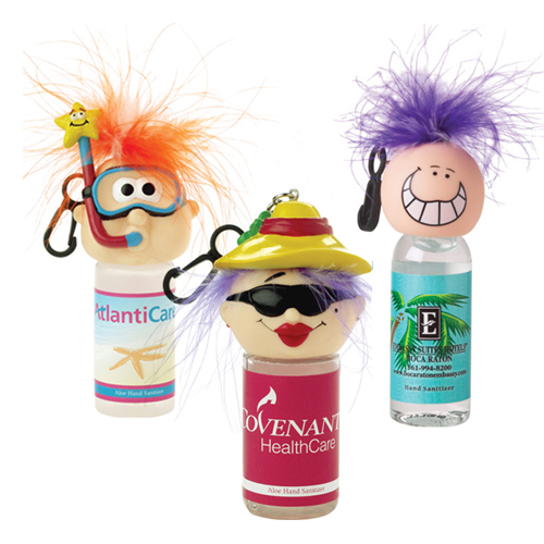 Promotional Goofy Head Hand Sanitizer - 1 oz. 