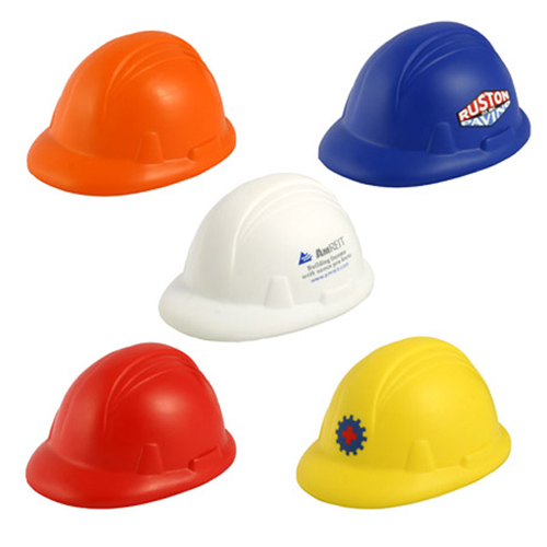 Promotional Hard Hat Stress Reliever