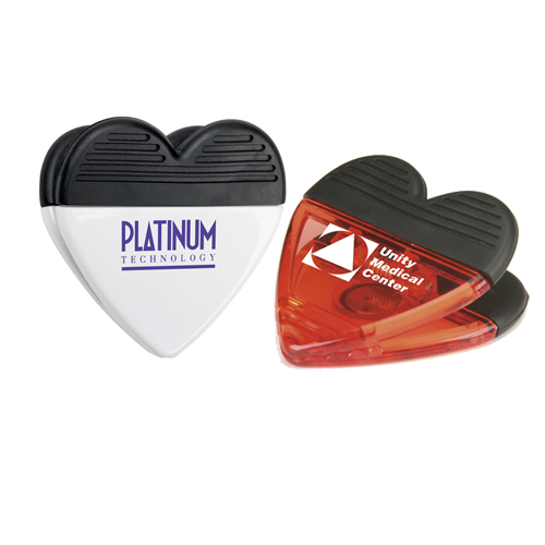 Promotional Heart Power Clip