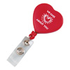 Heart Retractable Badge