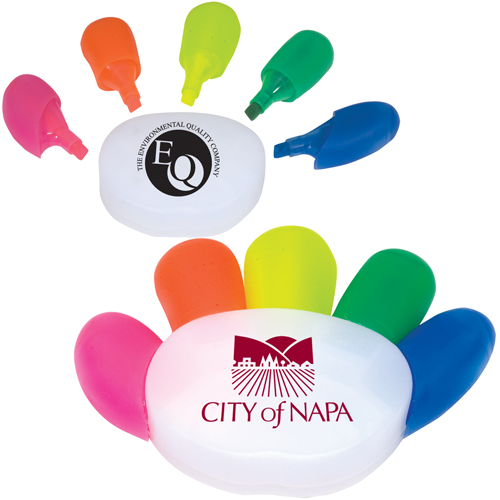 Promotional High-Five Highlighters