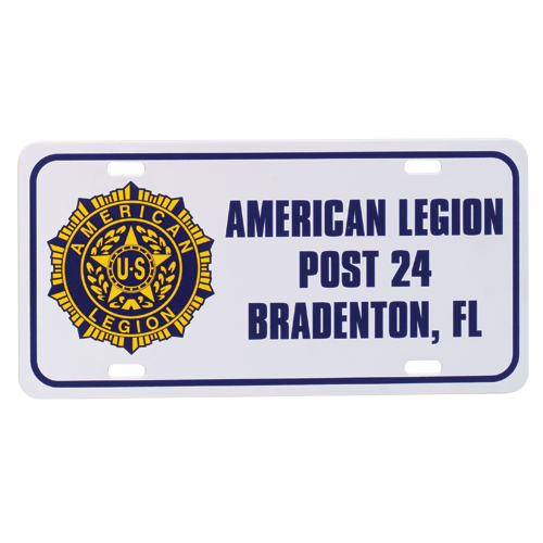 Promotional High Impact Ad Plate - 55 Mil