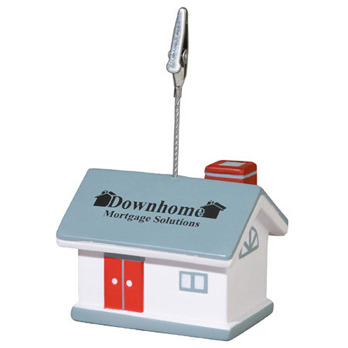 Promotional House Memo Holder Stress Ball