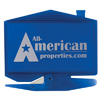  House Business Card Letter Opener with Staple Remover Backside 