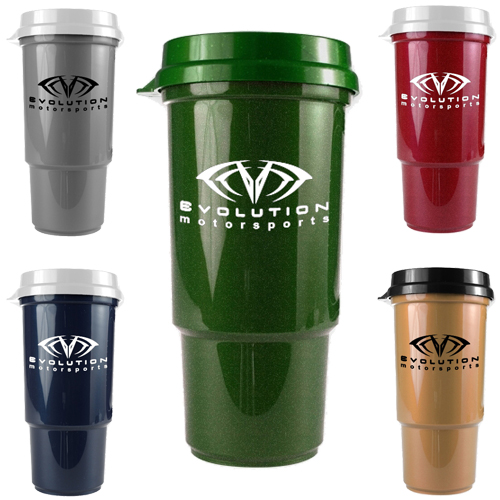 Promotional Insulated Auto Cup with Sip Lid