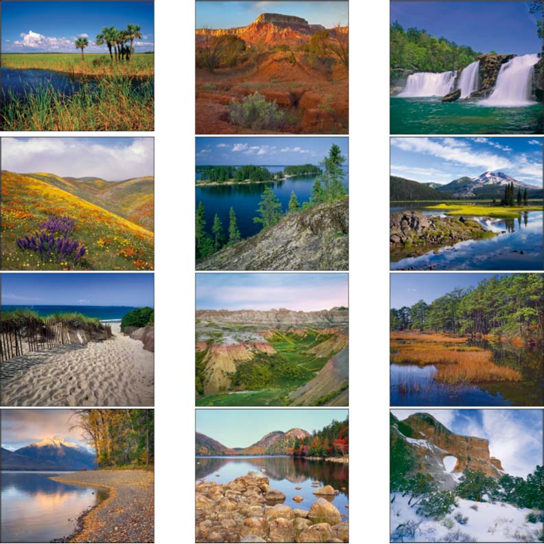 Promotional Landscapes America Calendar
