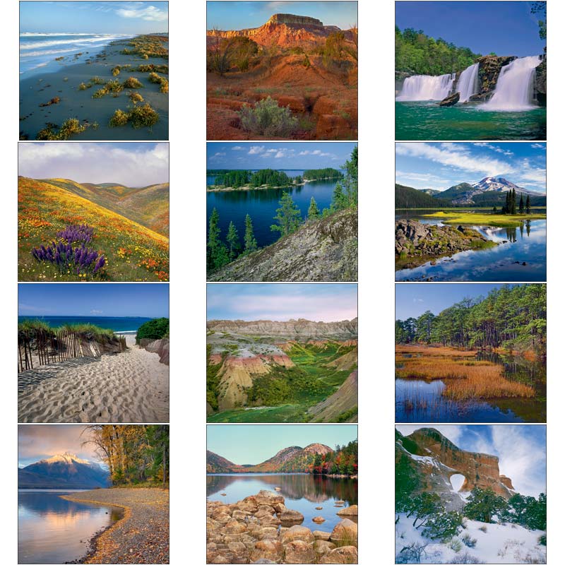 Promotional Landscapes America Mini Calendar