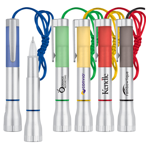 Promotional LED Flashlight Ballpoint Combo