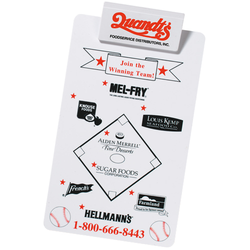 Promotional Legal Clipboard with Jumbo Clip
