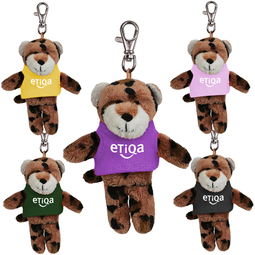 Promotional Leopard Wild Bunch Key Tag