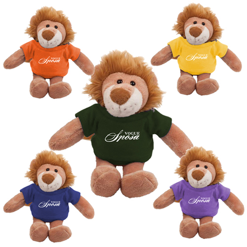 Promotional Lion Mascot Stuffed Animal