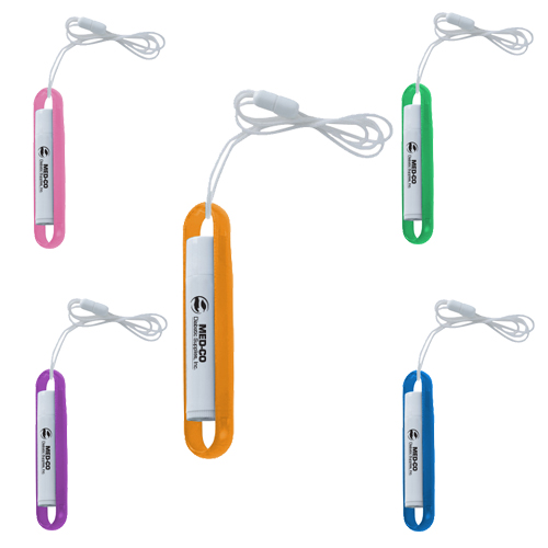 Promotional Lip Balm Caddy with Lanyard