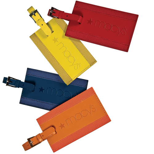 Promotional Majestic Leather Luggage Tag