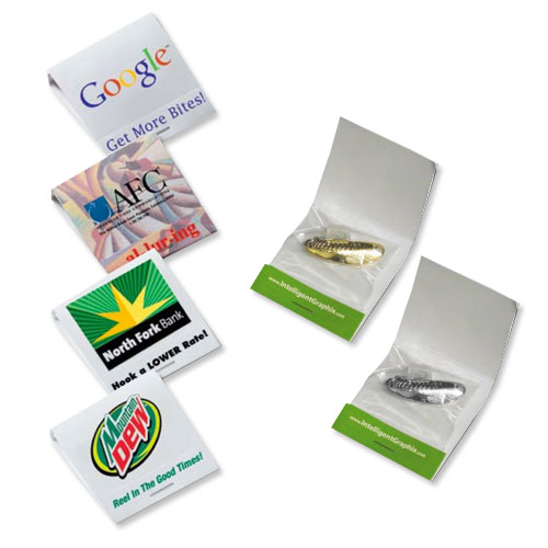 Promotional Matchbook Spoon Fishing Lure