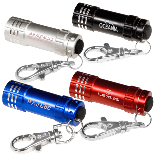 Promotional Micro 3 LED Torch and Key Holder