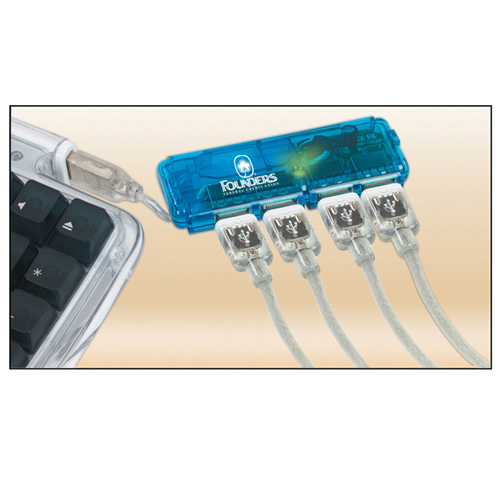 Promotional Mini USB 4-Port Hub 1.1 