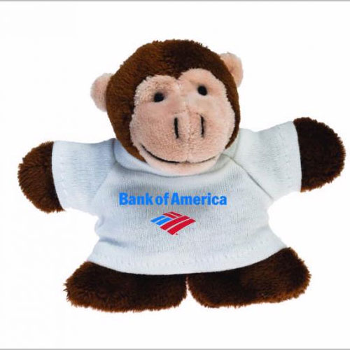 Promotional Monkey Plush Magnet