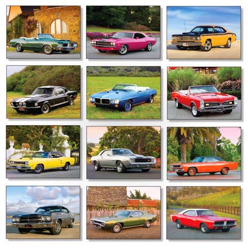 Promotional Muscle Cars Calendar