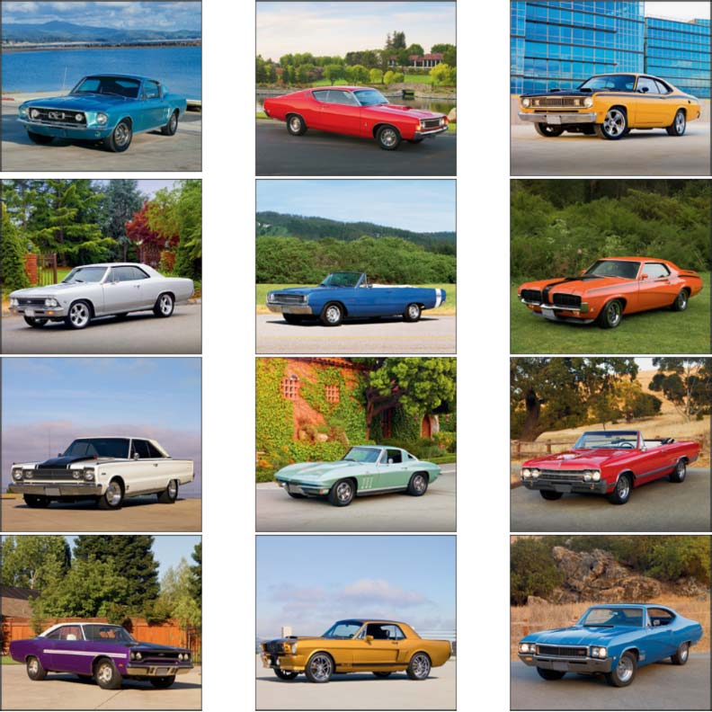 Promotional Muscle Thunder Wall Calendar