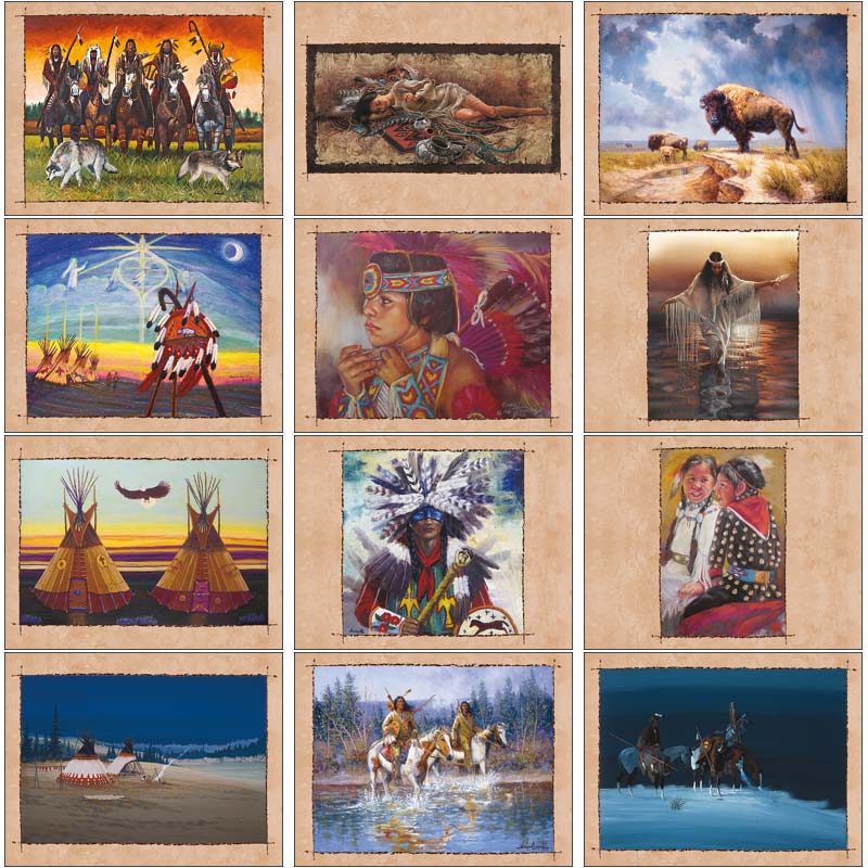 Promotional Native American Art Calendar