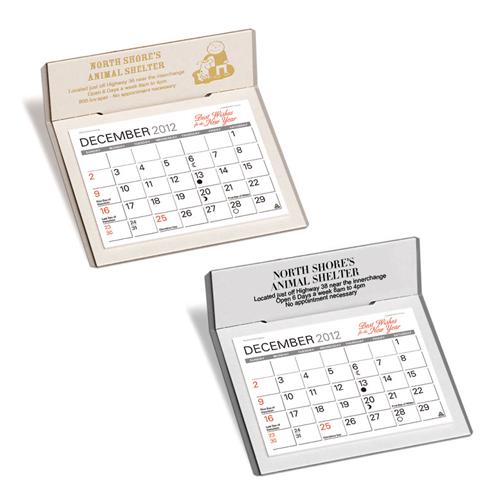 Promotional Natural Desktop Calendar