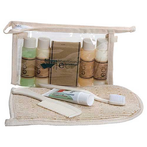 Promotional Natural Eco Spa Travel Set