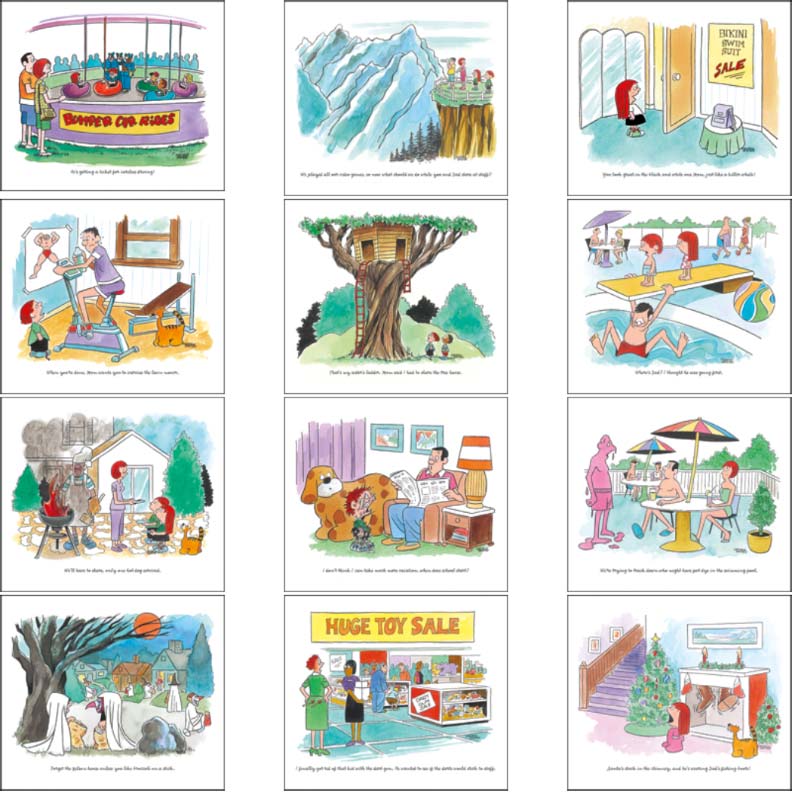 Promotional Never a Dull Moment Wall Calendar