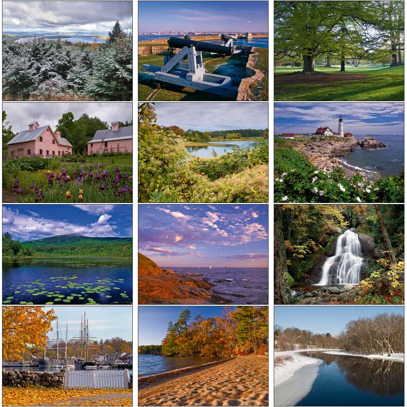 Promotional New England States Calendar