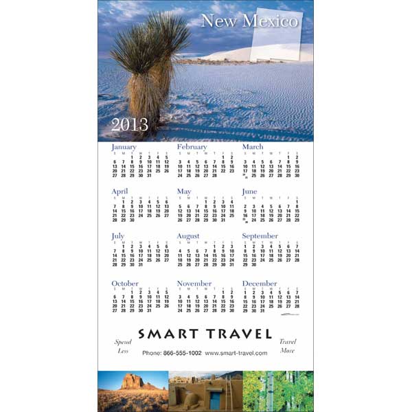 Promotional New Mexico State Tri Fold Calendar