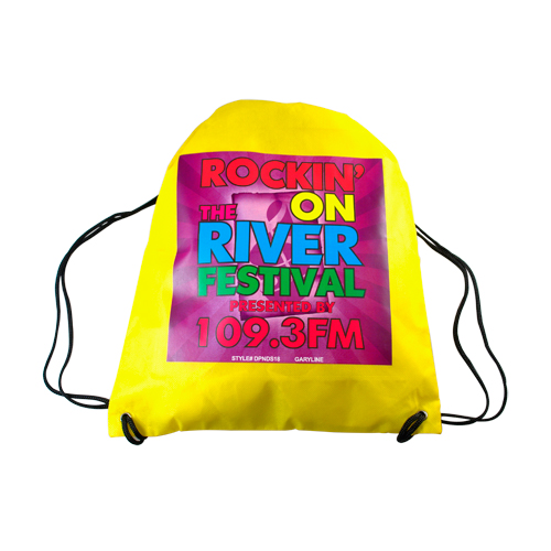 Promotional Non-Woven Drawstring Backpack - Digital Imprint