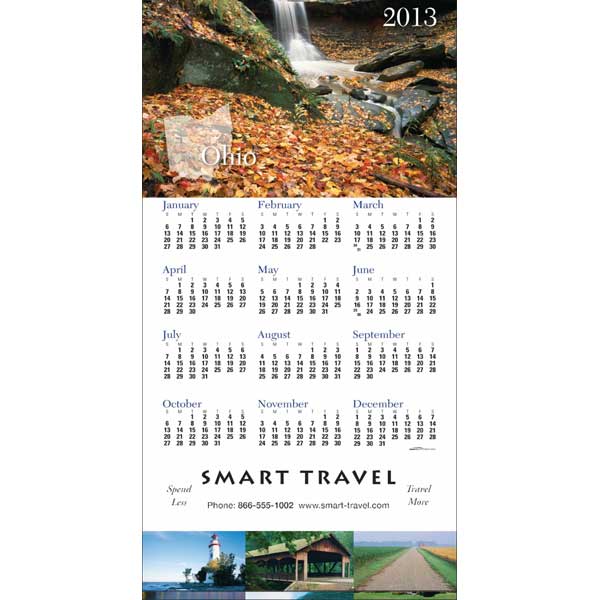 Promotional Ohio State Tri Fold Calendar