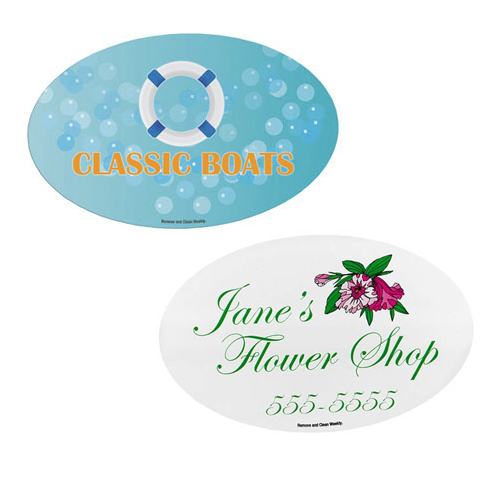 Promotional Oval Car Magnet