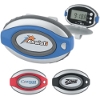 Oval Clip-On Pedometer/Clock