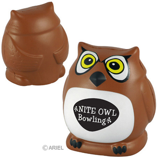 Promotional Owl Stress Reliever