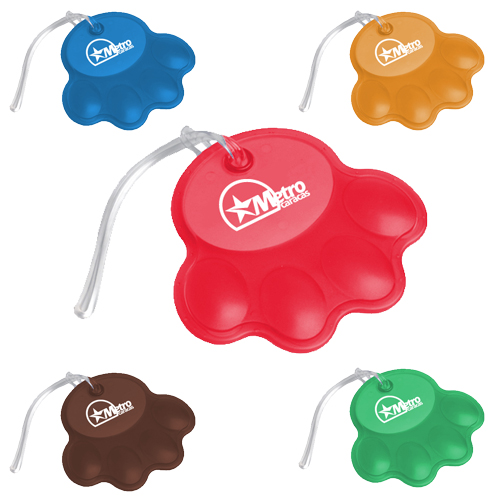 Promotional Paw Luggage Tag