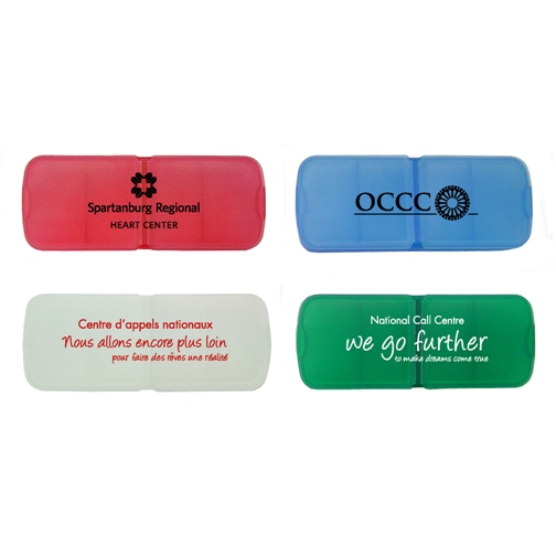 Promotional Hinged Lid Pill Box