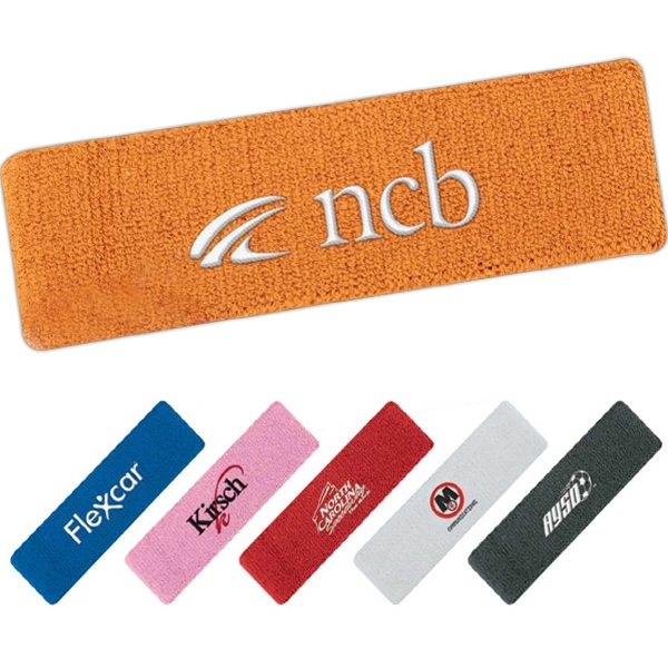 Promotional Plush Terry Sport Headband