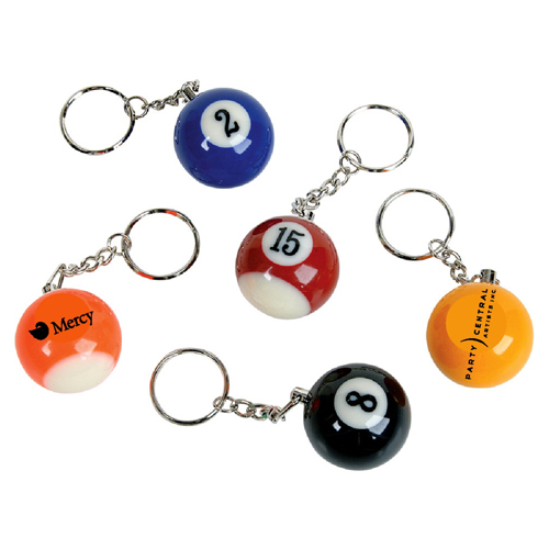 Promotional Pool Ball Key Chain