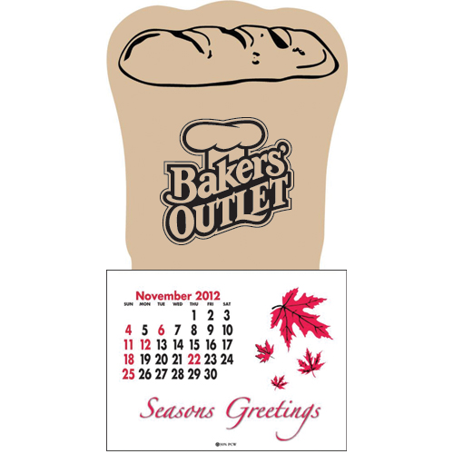 Promotional Press-N-Stick™ - Bread Calendar